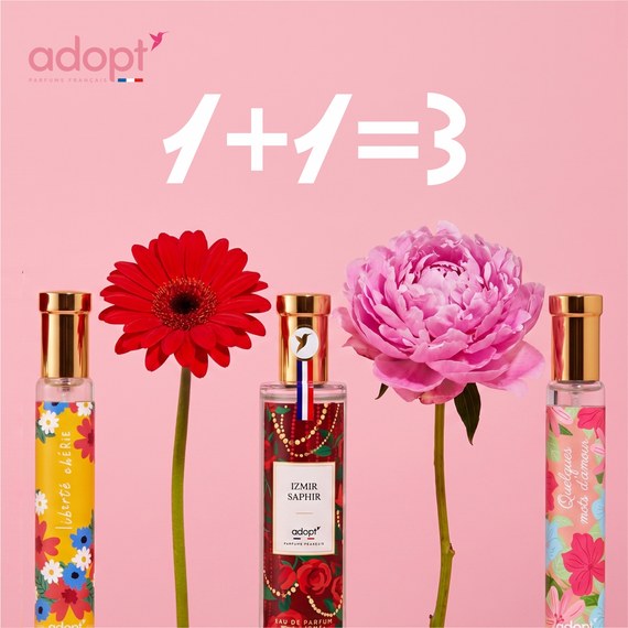 1+1=3 на ароматы ADOPT